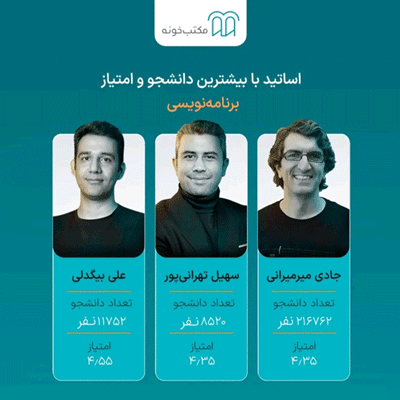 منتخب اساتید برنامه‌نویسی مکتب‌خونه